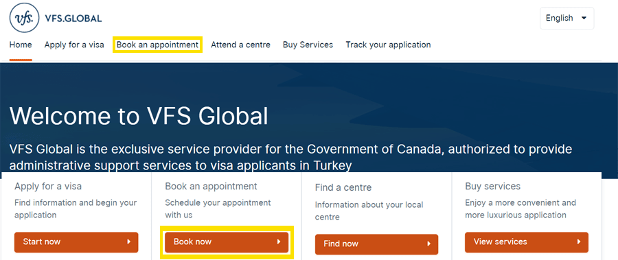 ویزای توریستی وقت سفارت کانادا آنلاین